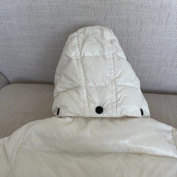 Moncler Baby Giubbotto Coat White Ivory Down Puffer Jacket Enfant Size 2 - Picture 13 of 13